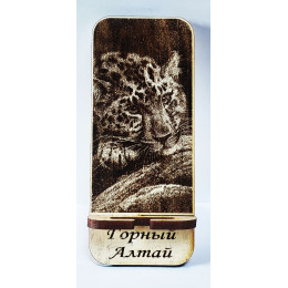 Подставка под телефон сборная "Снежный барс", № 116